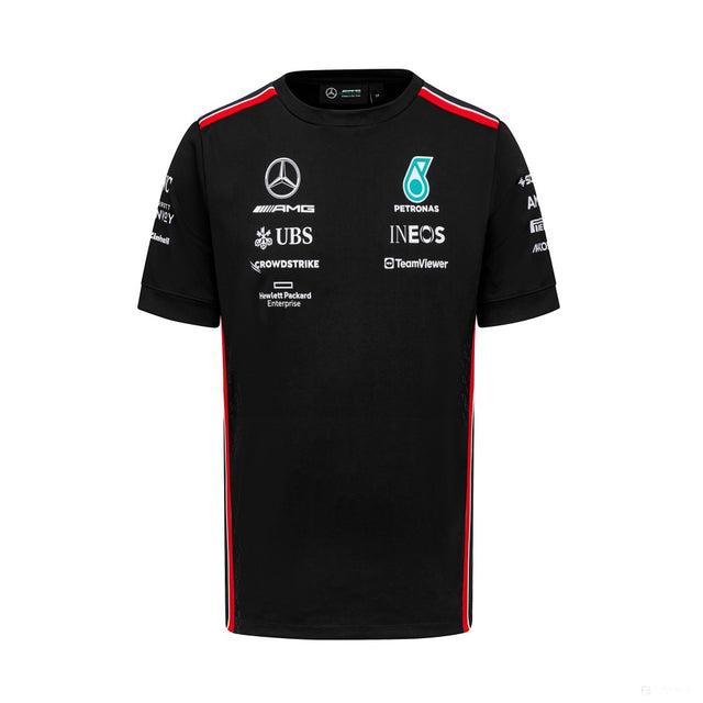 Tricou Mercedes de echipa Barbati, negru, 2023 - FansBRANDS®