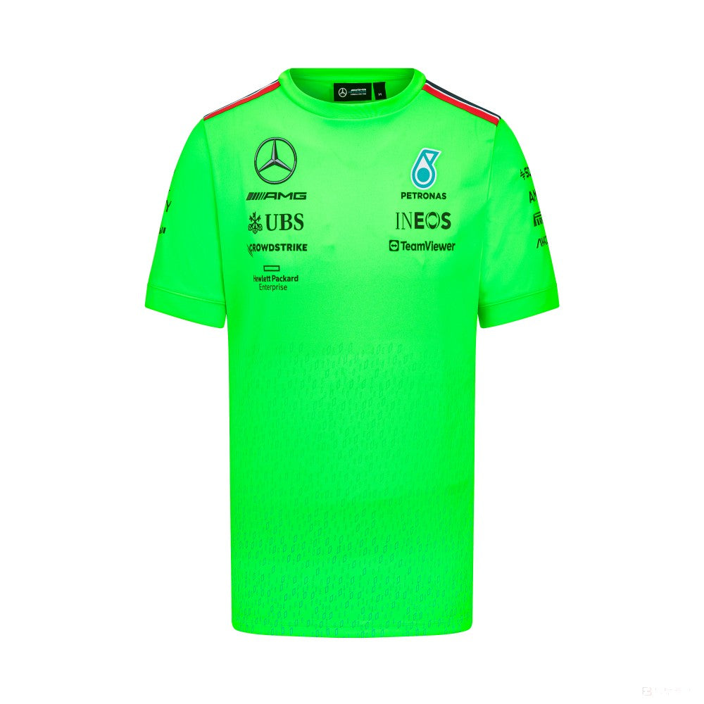 Tricou Mercedes Team Set Up, Verde, 2023 - FansBRANDS®