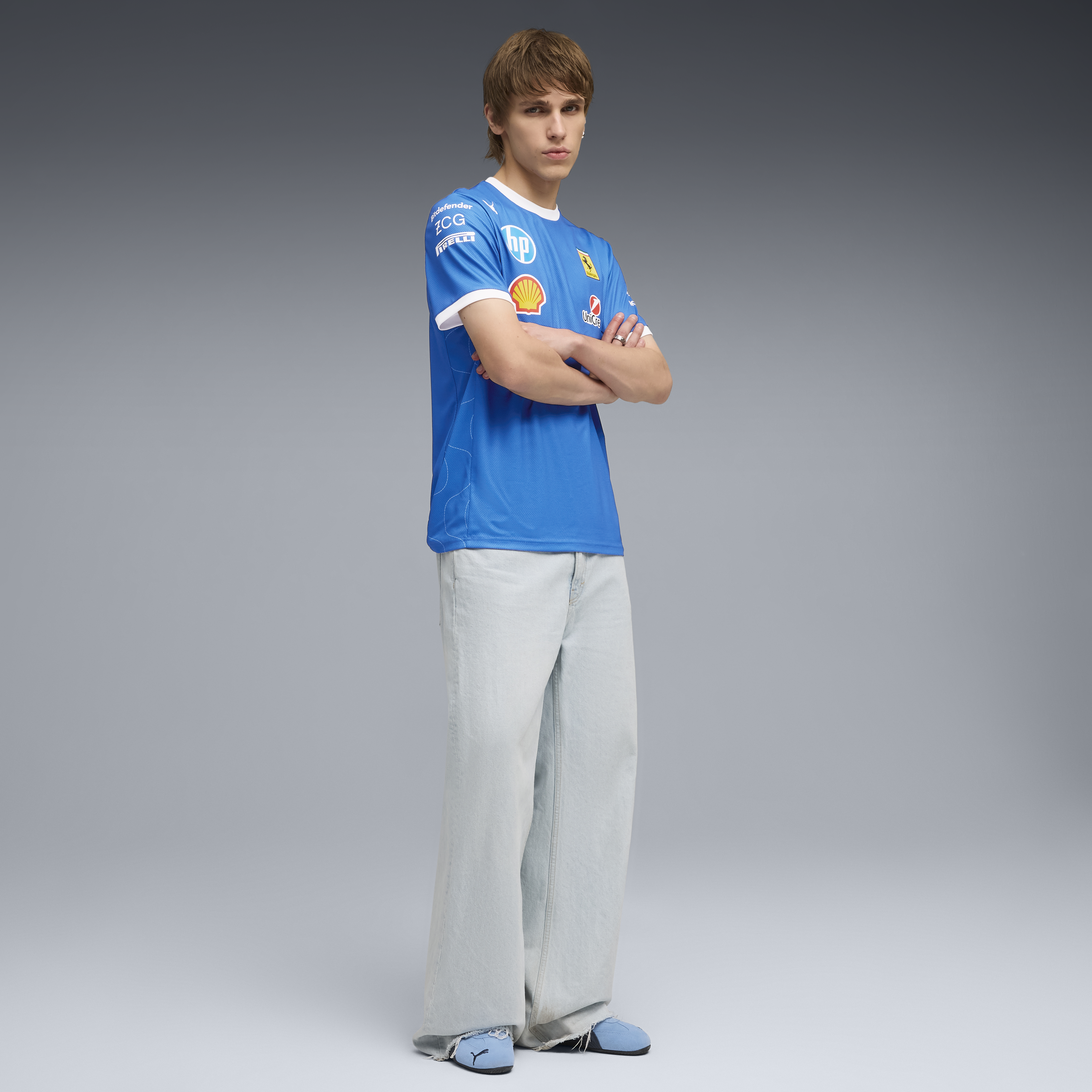 Tricou Ferrari, echipă, Puma Monza ediție specială, albastru 🔥