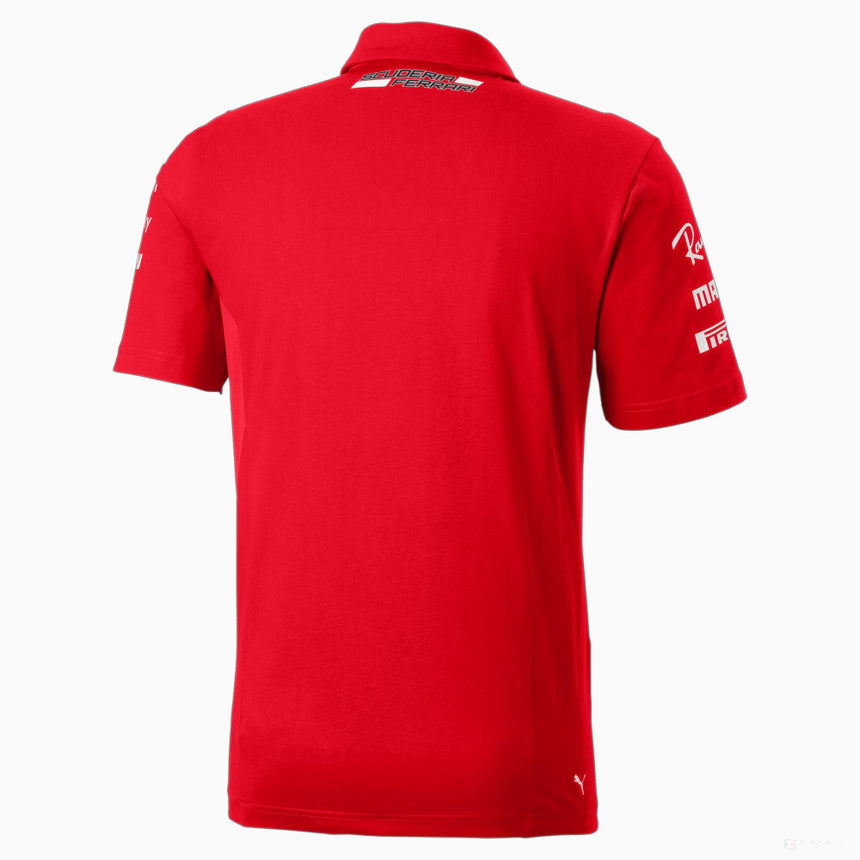 Tricou de Barbat cu Guler, Puma Ferrari, Rosu, 20/21 - FansBRANDS®