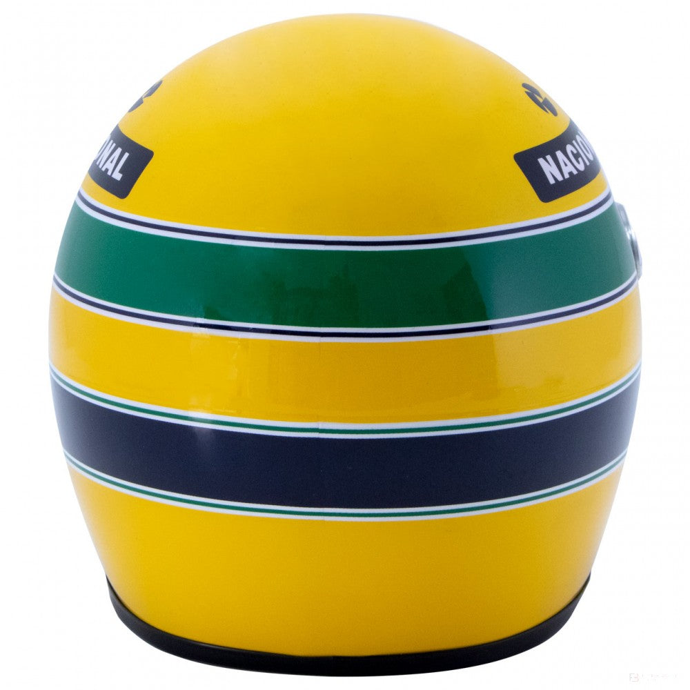 Model Casca Mini, Ayrton Senna 1988, Galben, 1:2; 2020 - FansBRANDS®