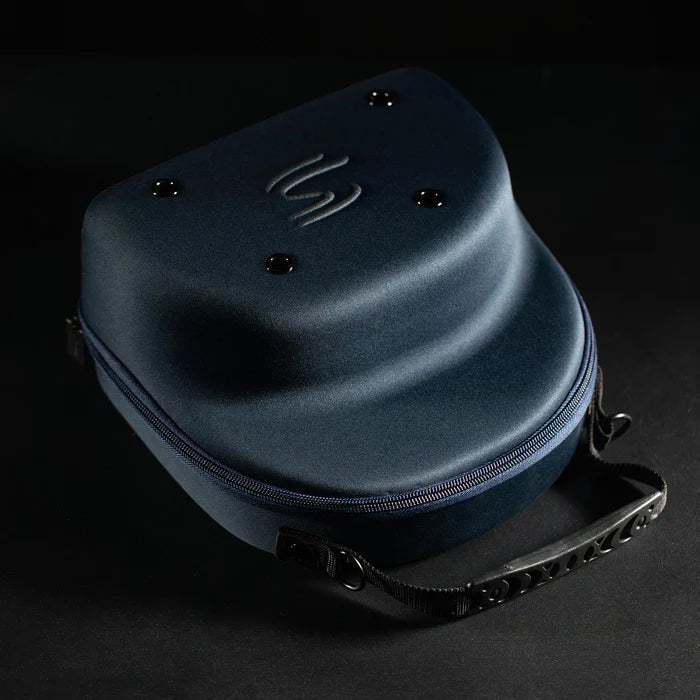 Ayrton Senna șapcă, Nacional, original 1984, cu husă rigidă din textil, albastru