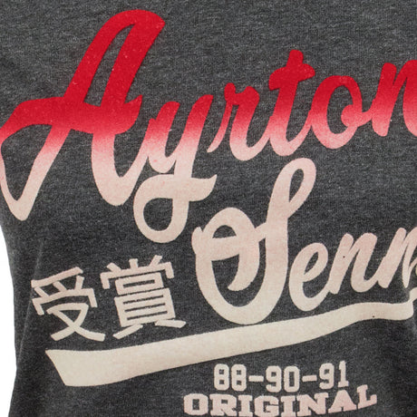 Tricou de Dama, Ayrton Senna Vintage, Gri, 2020 - FansBRANDS®