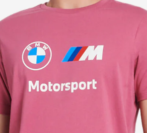 BMW MMS ESS LOGO Tricou Dusty Orchid 2022
