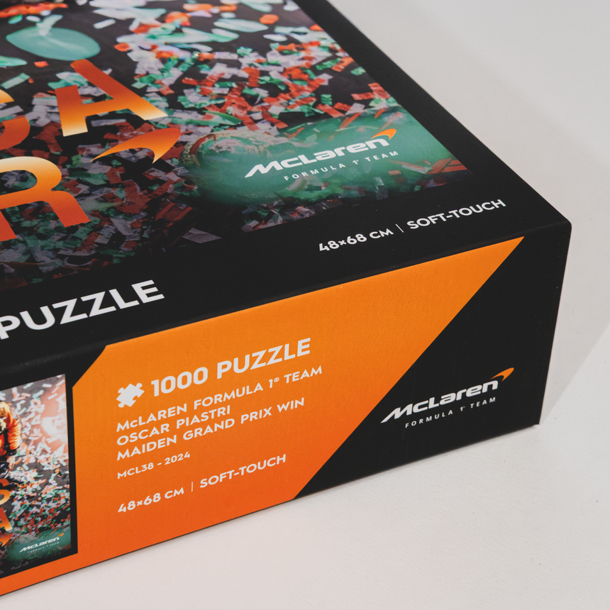 Echipa McLaren Formula 1®, Puzzle, Oscar Piastri, Prima victorie în Marele Premiu, 1000 piese