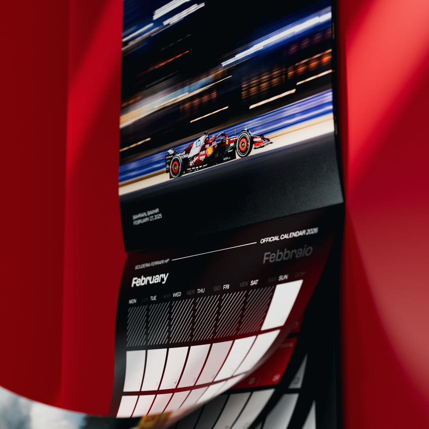 Calendar Oficial Ferrari 2026, Ediție Limitată