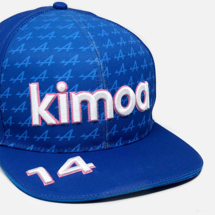 Sapca de Flatbrim , Alpine Fernando Alonso Kimoa, Albastru, 2022 - FansBRANDS®