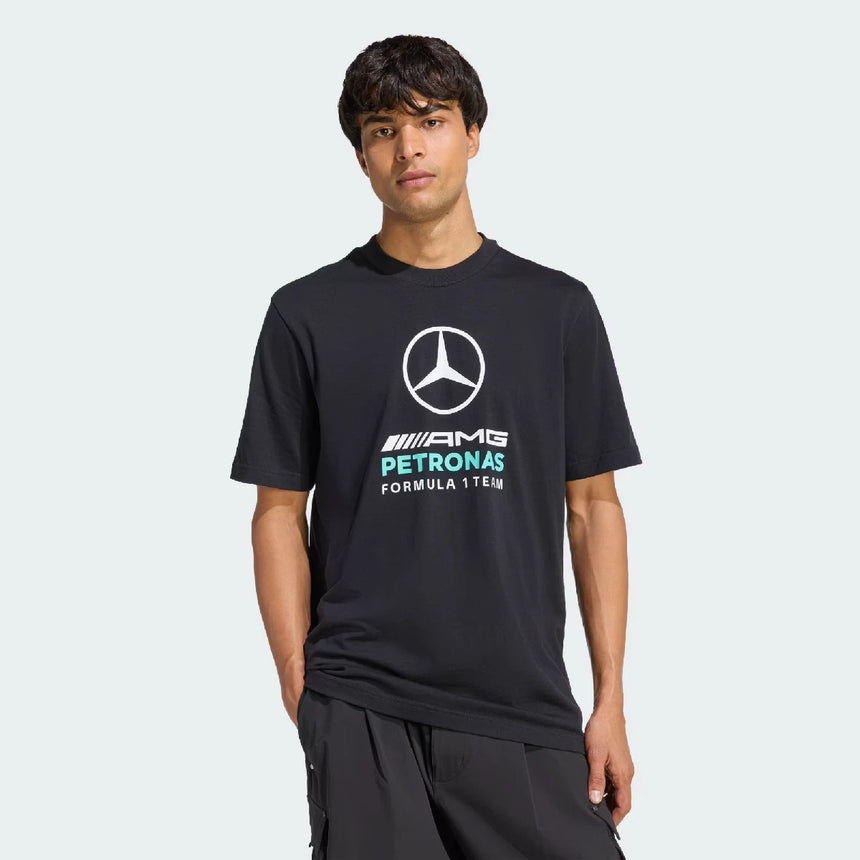 Polo Mercedes, Dna, grafic, adidas, negru, 2026