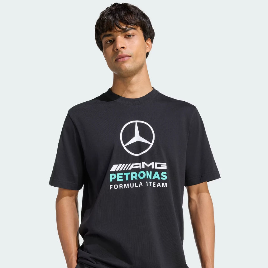 Polo Mercedes, Dna, grafic, adidas, negru, 2026