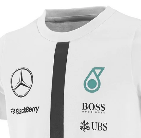 Children's T-Shirt, Mercedes, White, 2015
