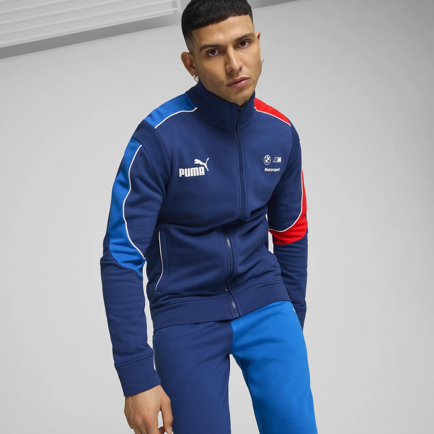 BMW MMS MT7 set hanorac cu fermoar - albastru 🔥