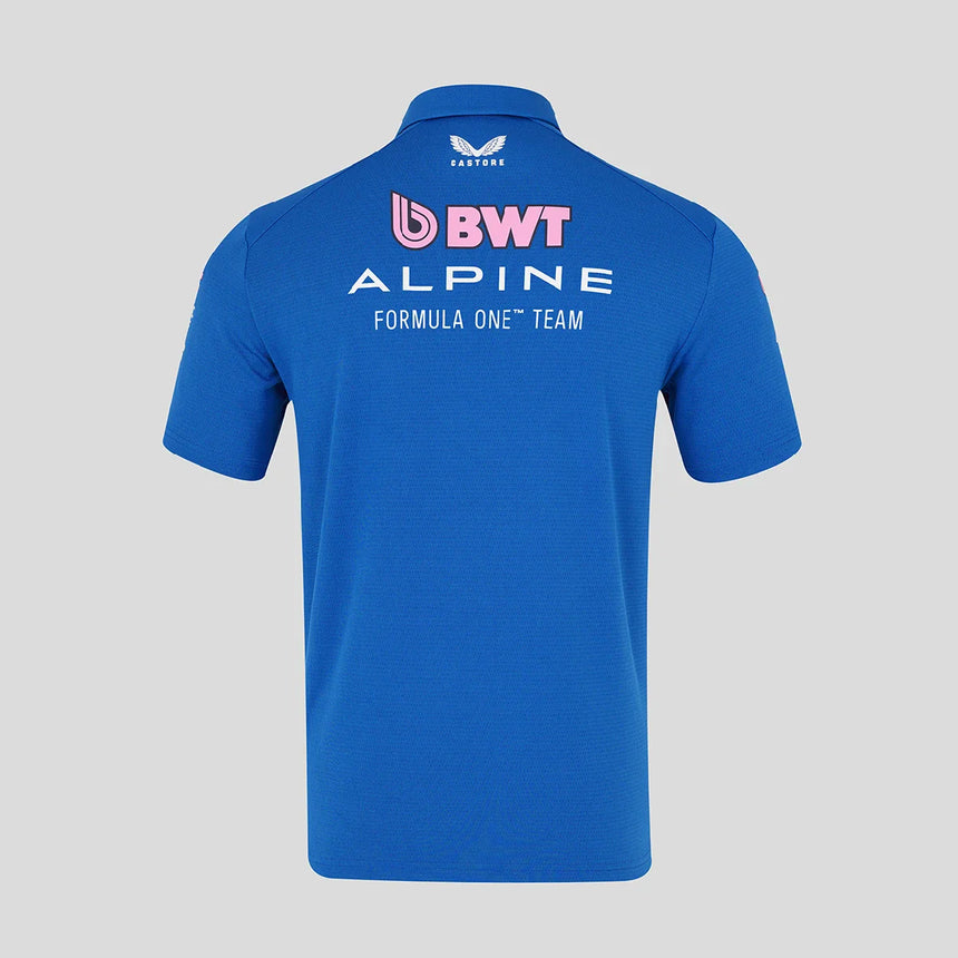 Tricou polo Alpine F1 de echipă, albastru, 2026