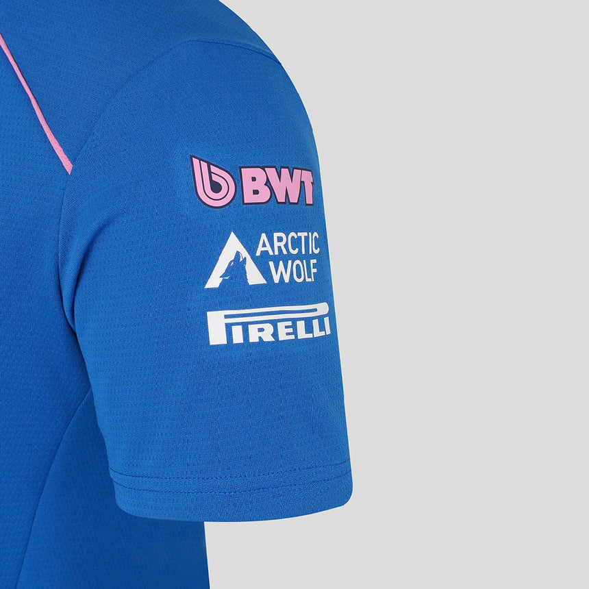 Tricou polo Alpine F1 de echipă, albastru, 2026