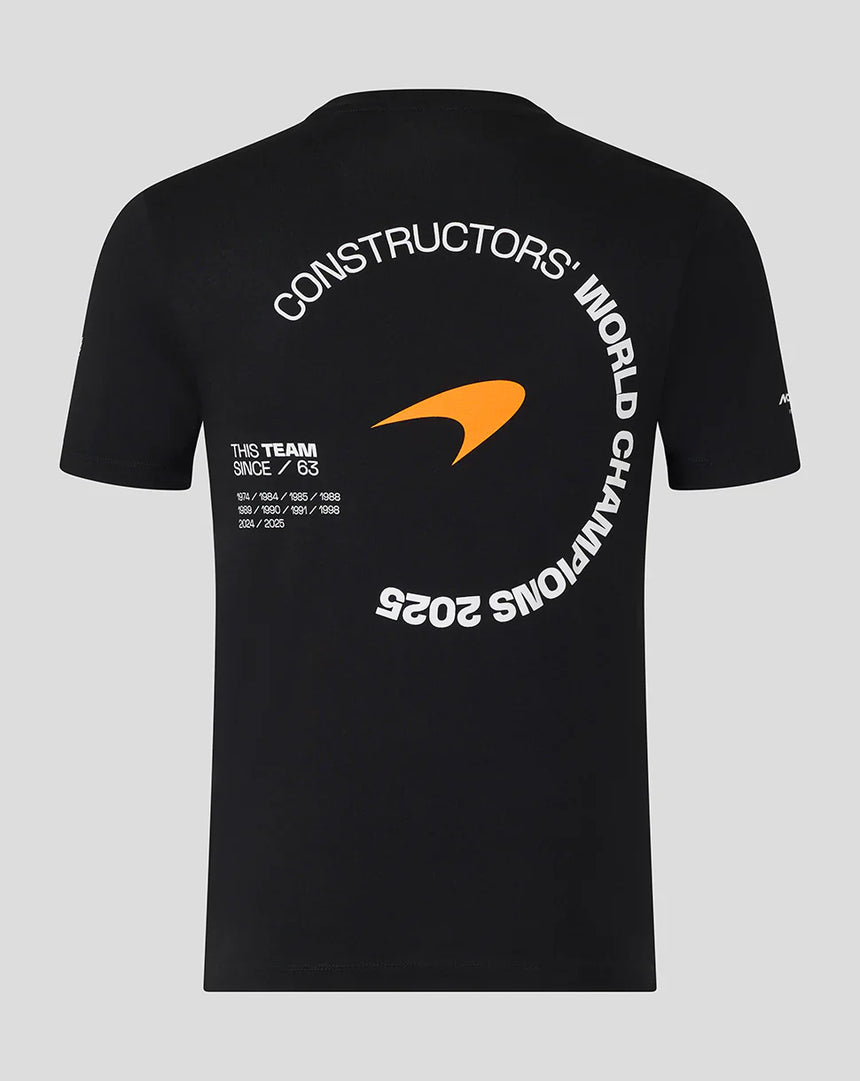Tricou McLaren, Campionul Constructorilor, 2025, negru 🔥