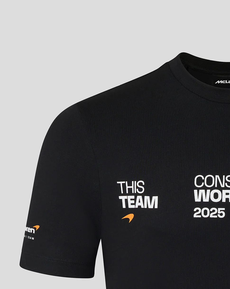 Tricou McLaren, Campionul Constructorilor, 2025, negru 🔥