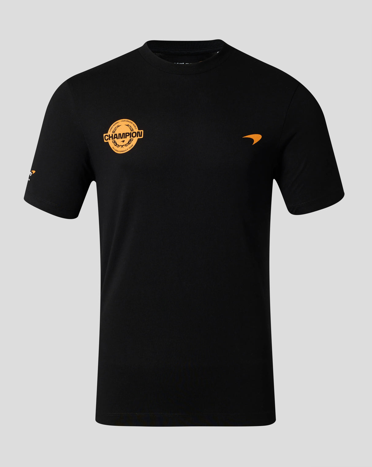 Tricou McLaren, Lando Norris, Campion mondial 2025, ediție specială, negru