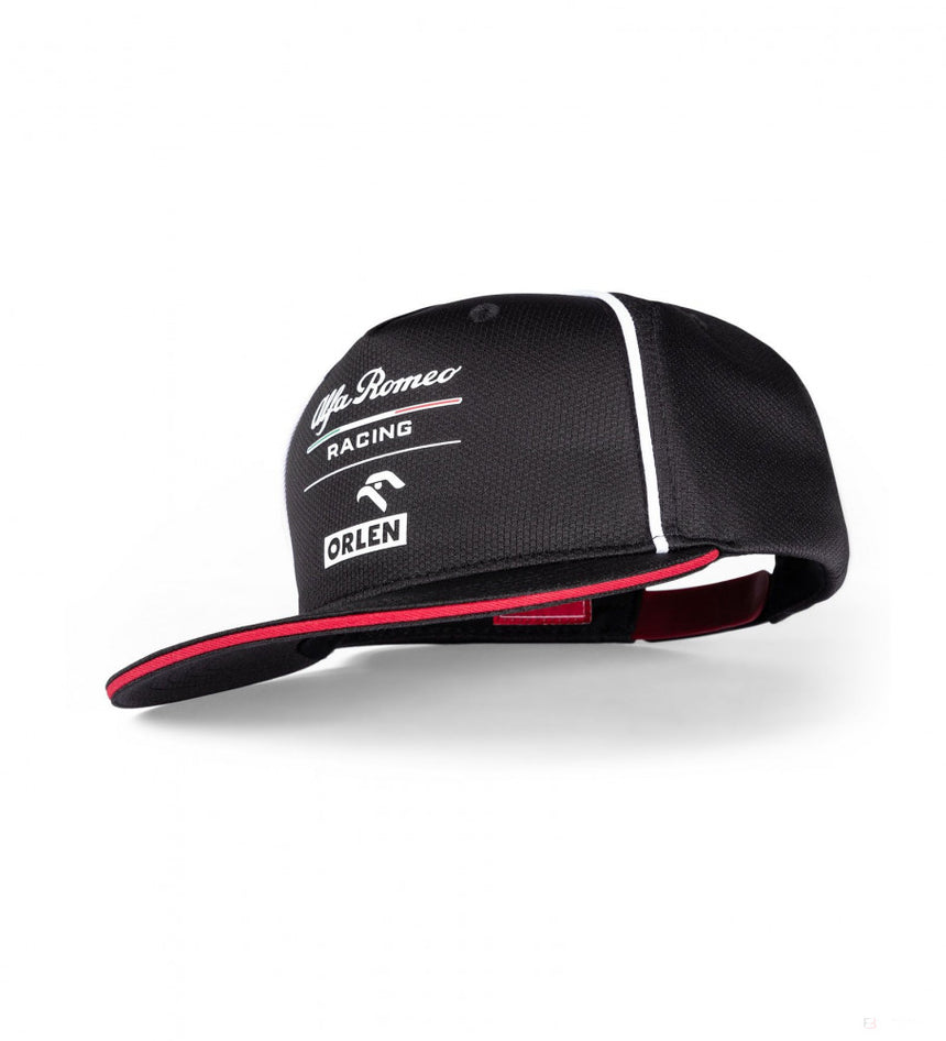 Sapca de Flatbrim, Alfa Romeo Team, Adult, Negru, 2021 - FansBRANDS®