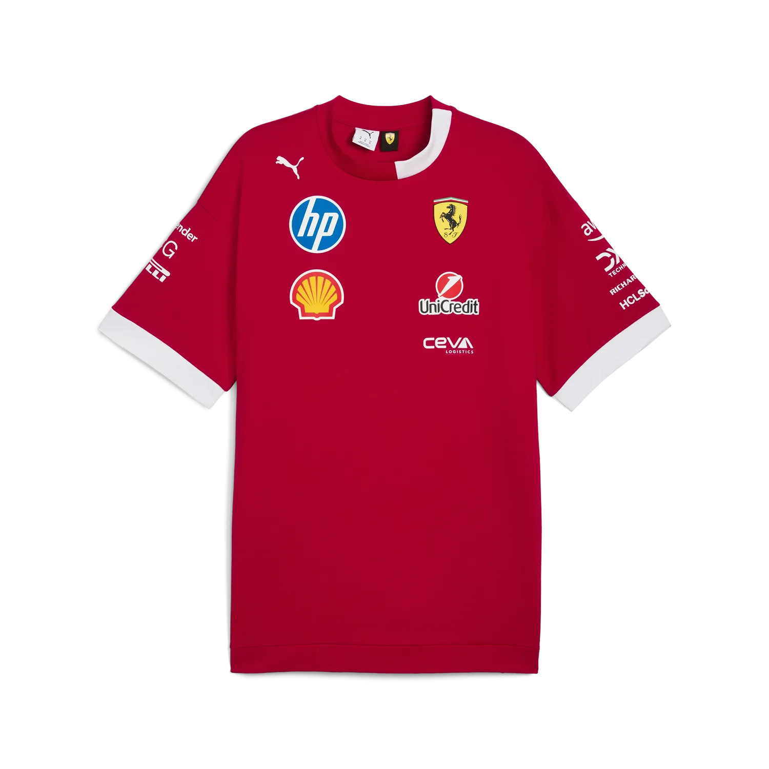 Scuderia Ferrari Drivers Oversized Tricou cu guler rotund 🔥