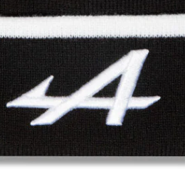 Alpine beanie, New Era, stripe, Negru