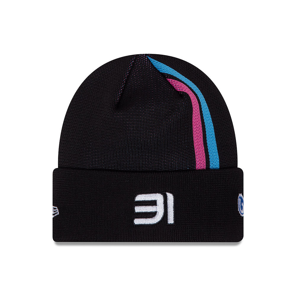 Șapcă alpină, NEW ERA, Esteban Ocon, căciulă, Copii, negru, 2024