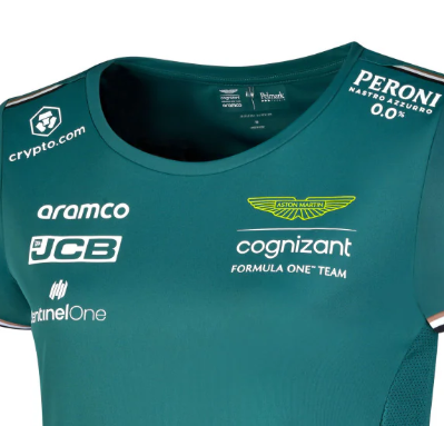 Aston Martin Tricou, echipa, Dama, Verde, 2023