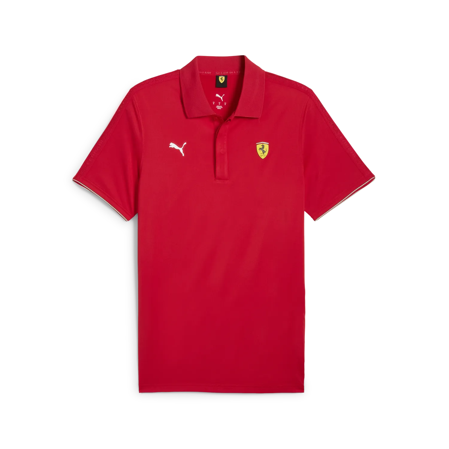 Ferrari Race tricou polo - Roșu 🔥