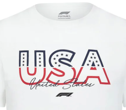 F1 Fanwear Austin GP SE Polo, Alb, 2022