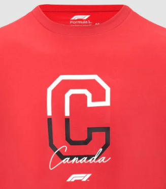 F1 Fanwear Canada GP, Tricou, Roșu, 2022,