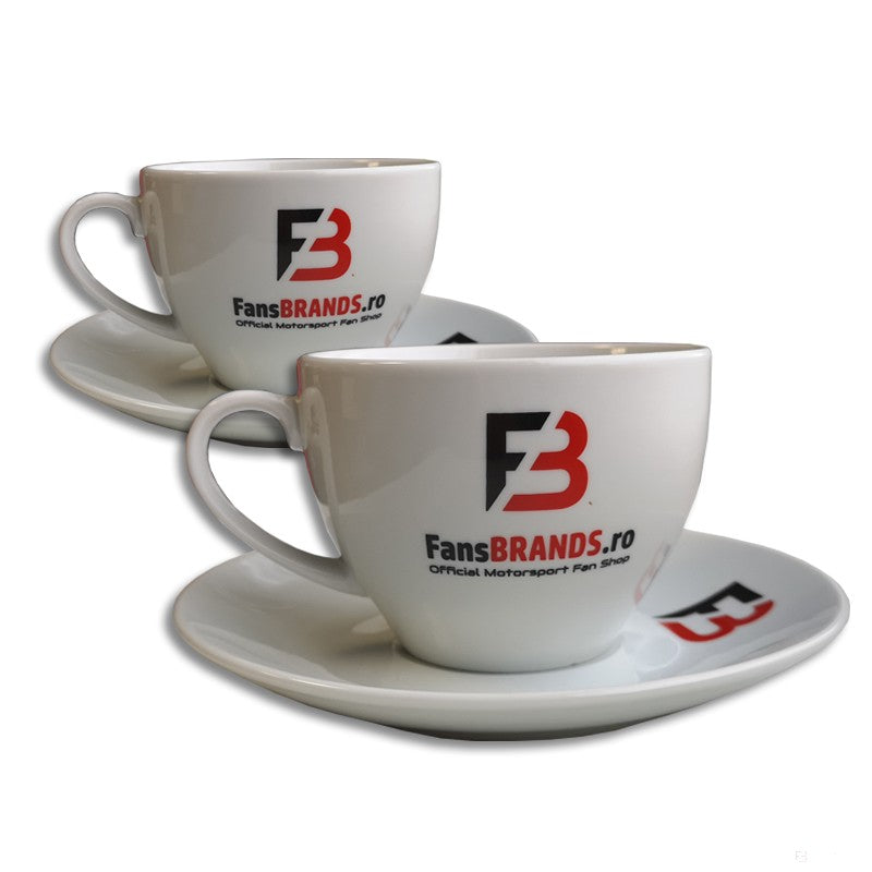 FansBRANDS Ceașcă de Ceai, Alb, 2 piesa - RO - FansBRANDS®