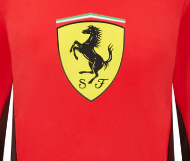 Pulover de Copil, Ferrari Shield, Rosu, 2021