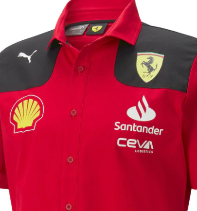 Camasa Barbat de Echipa Ferrari Rosso Corsa, 2023