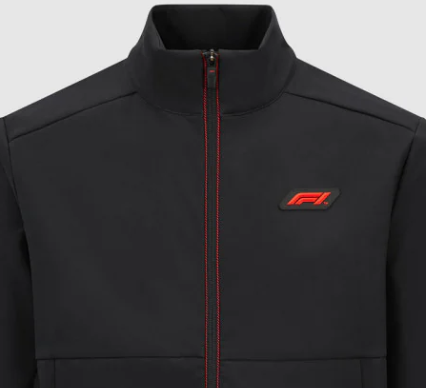 F1 Softshelljacke, schwarz