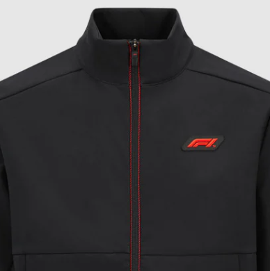 F1 Softshelljacke, schwarz