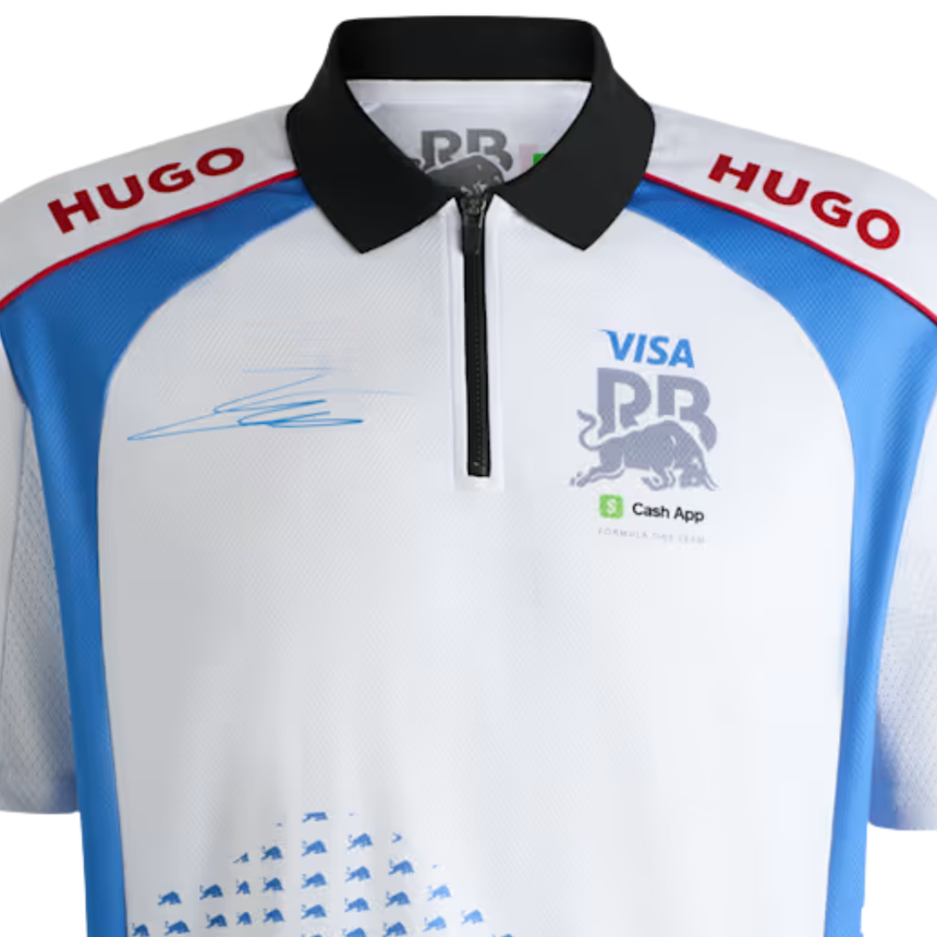 Polo RB Visa, Isack Hadjar, echipă, alb