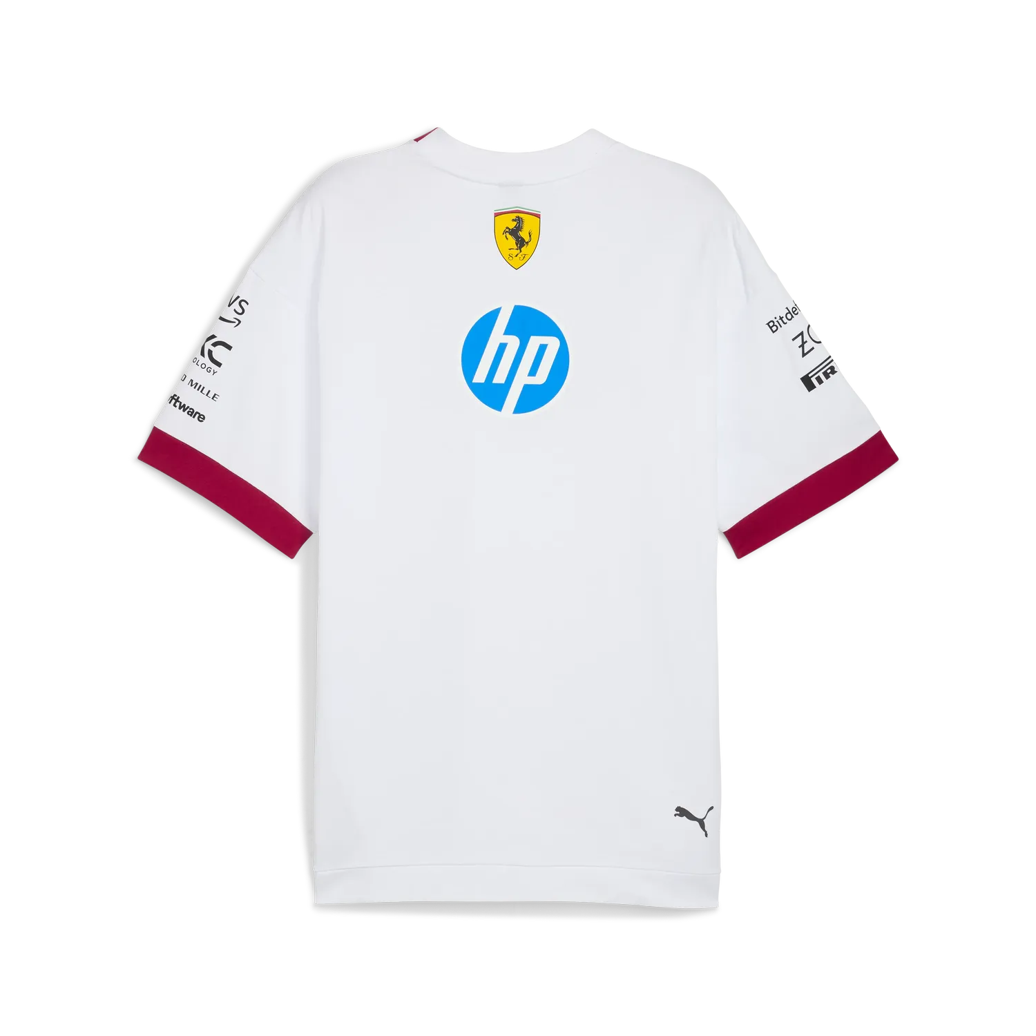 Scuderia Ferrari Drivers Oversized Tricou cu guler rotund 🔥