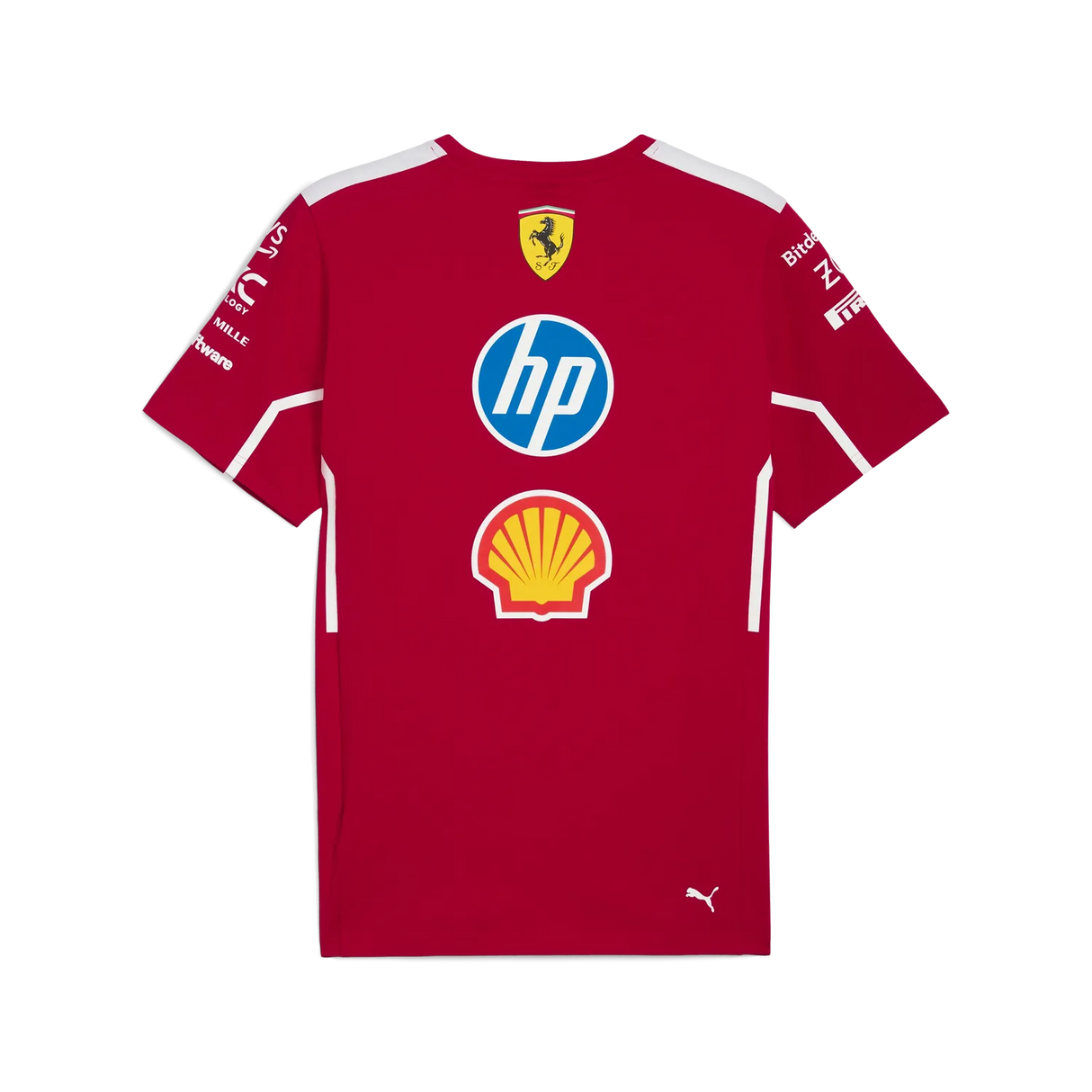 Scuderia Ferrari Echipa Tricou cu guler rotund 🔥
