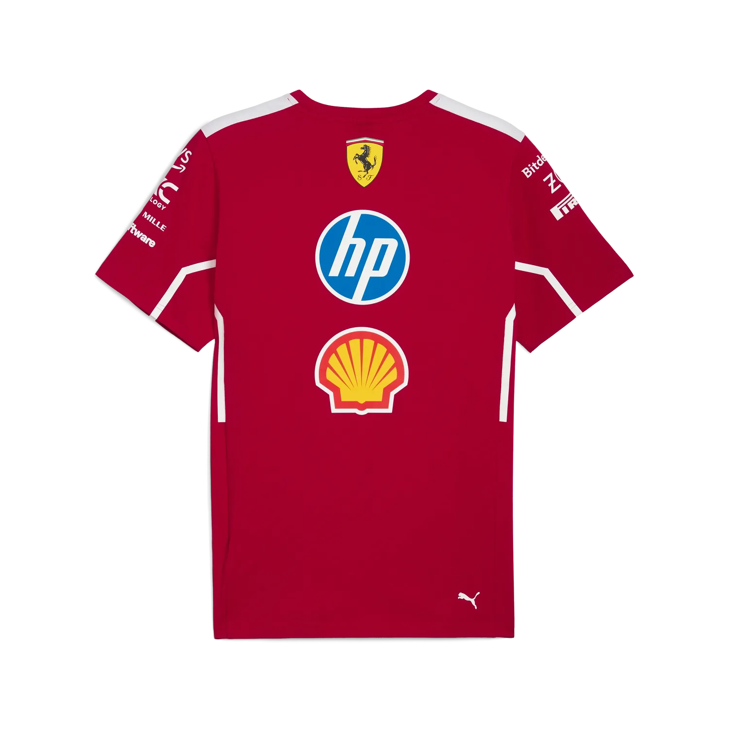 Scuderia Ferrari Echipa Tricou cu guler rotund 🔥