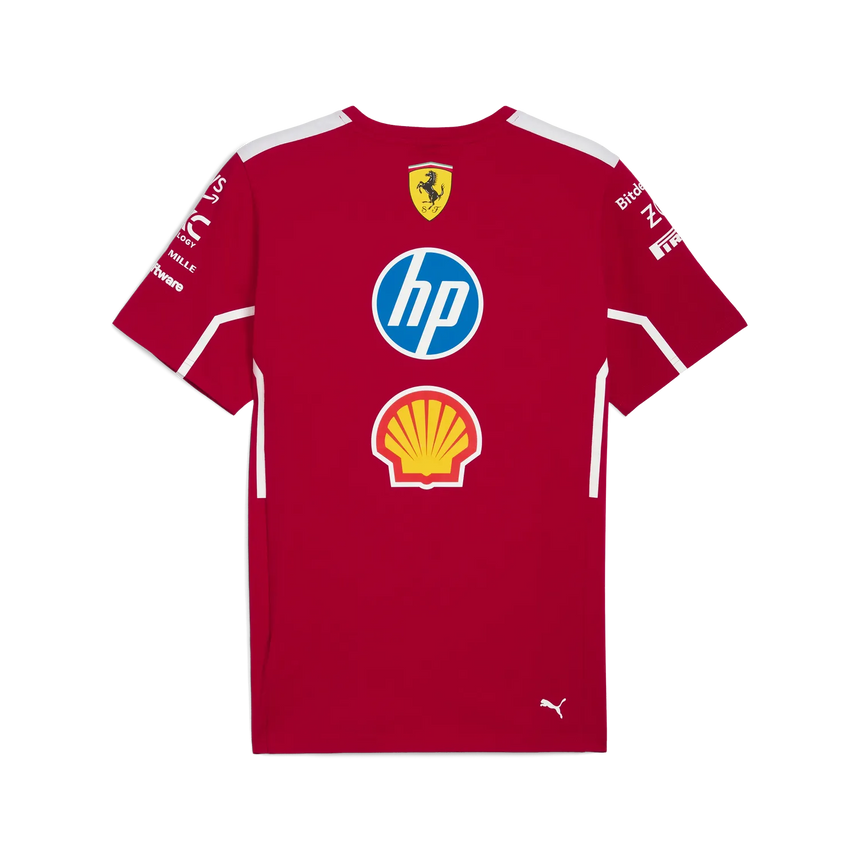 Scuderia Ferrari Team T-Shirt mit Rundhalsausschnitt 🔥