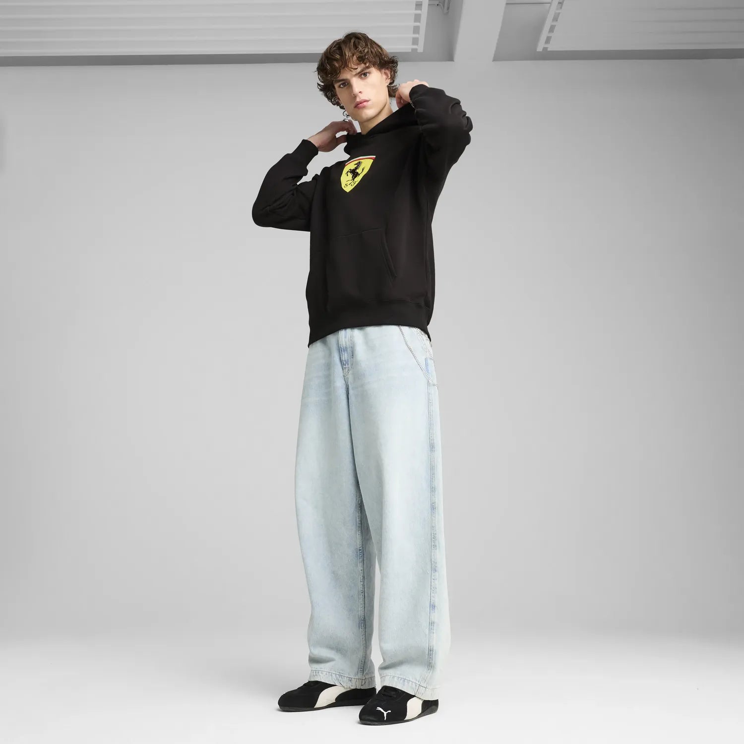 Ferrari Race Hanorac cu glugă - negru 🔥