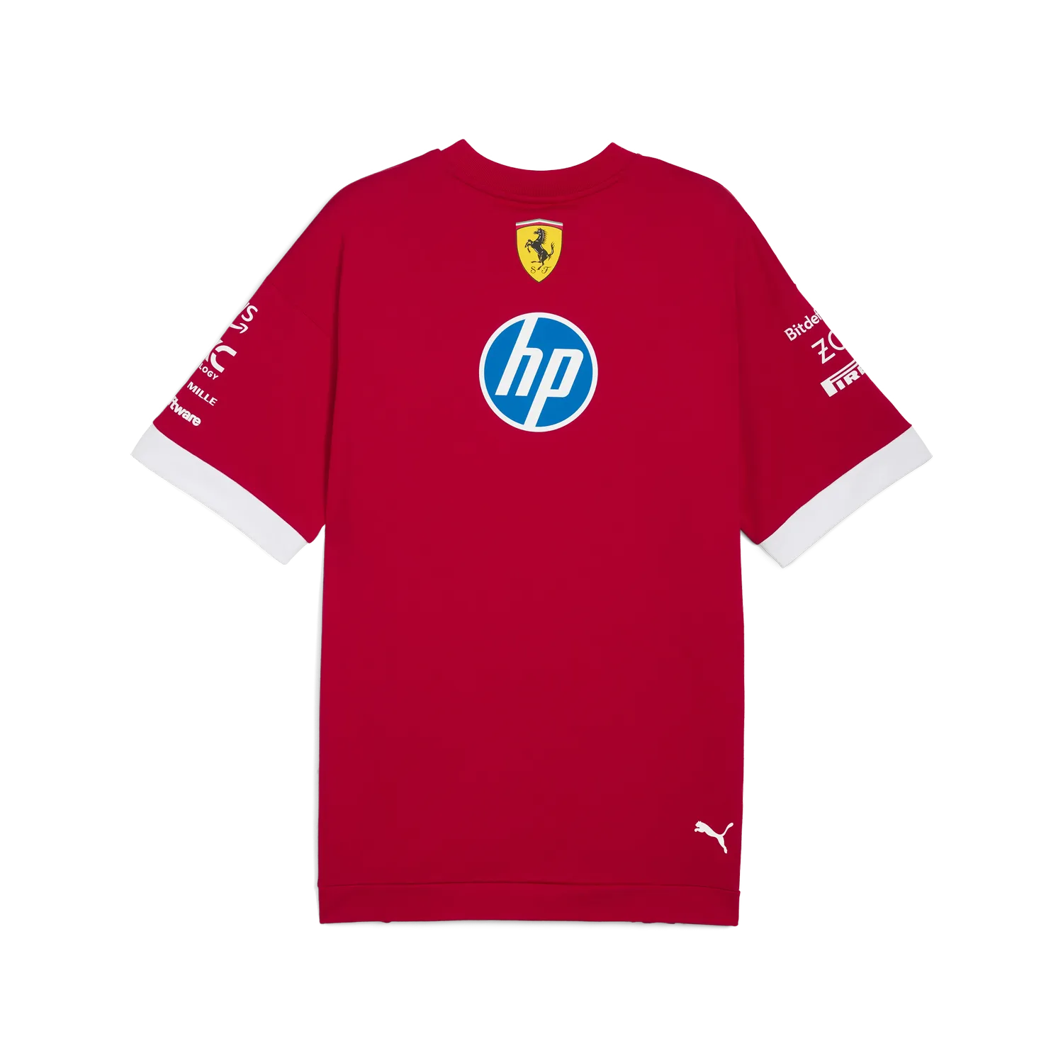 Scuderia Ferrari Drivers Oversized Tricou cu guler rotund 🔥