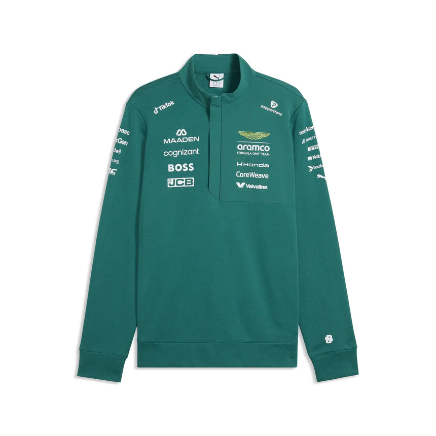 Pulover Aston Martin, HZ, echipă, Puma, verde, 2026