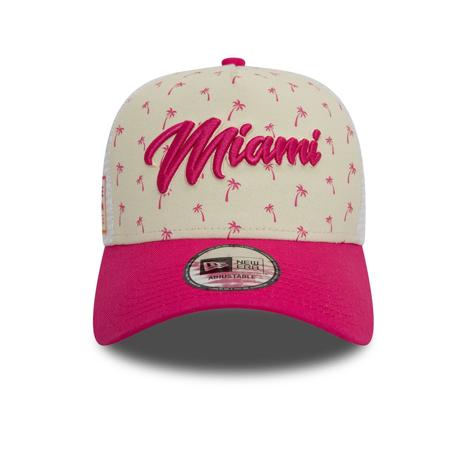 Red Bull cap, NEW ERA, Miami, truceker cap, Adult, white, 2024