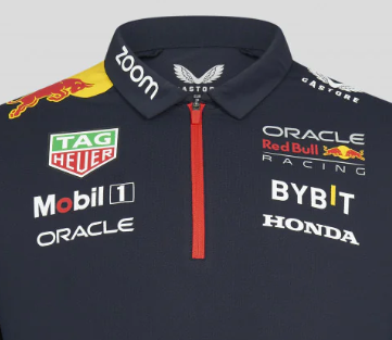 Red Bull Racing polo, echipa, Albastru, 2023