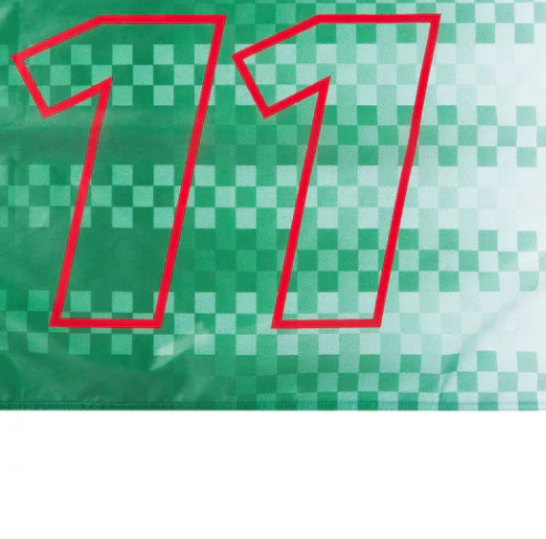 Steag, Red Bull Sergio Pérez, 90x60 cm, Verde, 2021