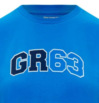 Tricou Mercedes Barbat George Russell Logo, albastru