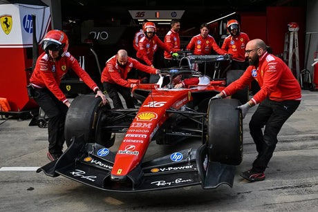 Ferrari amendată pentru pit stop nesigur