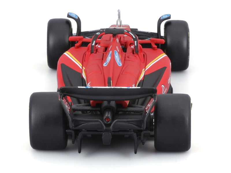 Mașinuță Ferrari, Charles Leclerc, SF-24, bburago, roșu 🔥