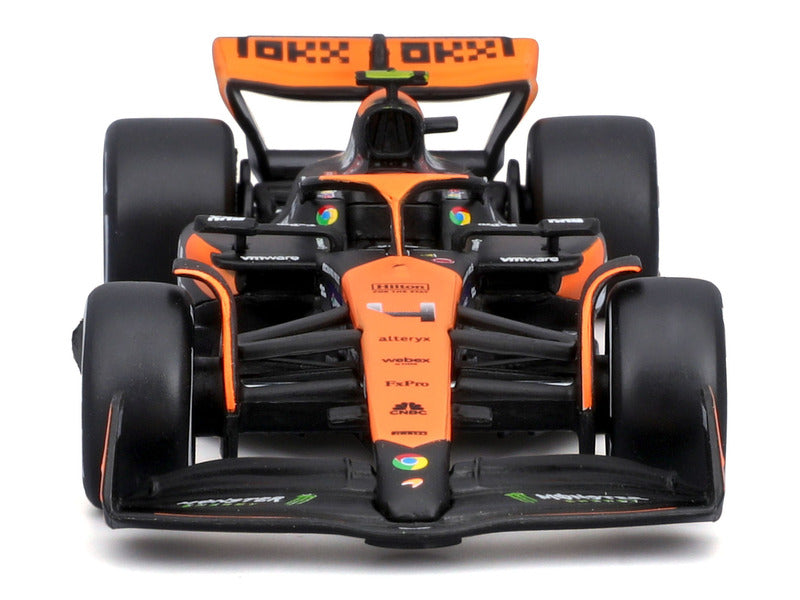 Mașină model McLaren, Bburago, Lando Norris, livery Miami, MCL38 🔥