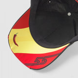 Sapca de baseball Ferrari Replica Sainz Baseball  Rosso Corsa-PUMA negru -Copil - FansBRANDS®