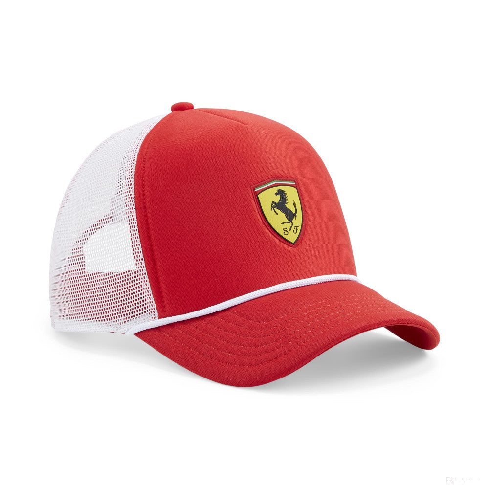 Ferrari cap, Puma, trucker, sptwr race, red